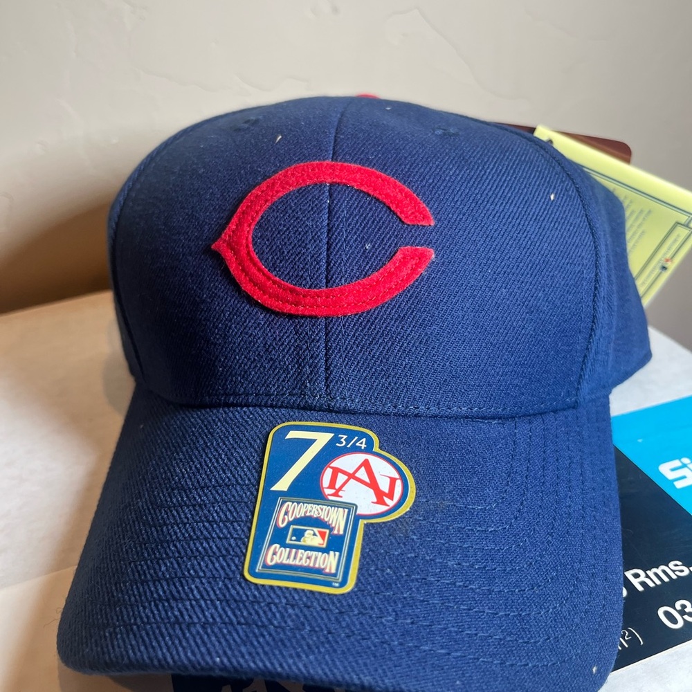American Needle Navy Cap with Red Accent
